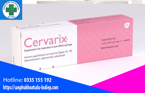 Giá tiêm phòng HPV Vaccine Cervarix vacxin