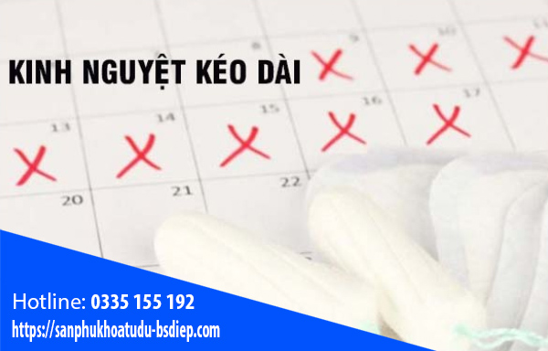 Kinh nguyệt kéo dài 15 ngày