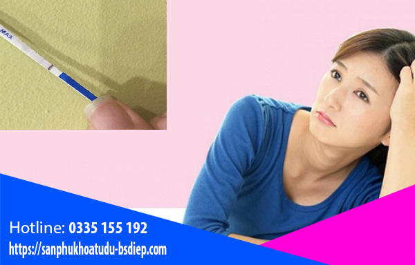 Trễ kinh thử que 1 vạch